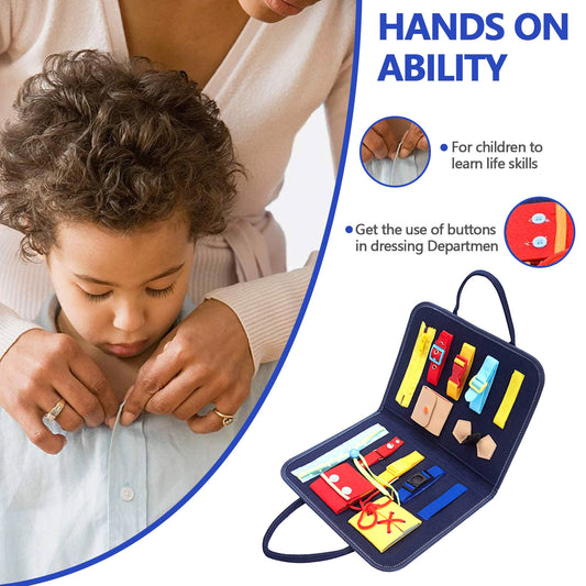 Basic Hand Skill Toys - Button/Zip/Fastener/Lace