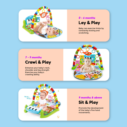 Baby Play Mat and Activity Gym Mat