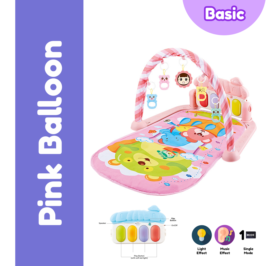 Baby Play Mat and Activity Gym Mat